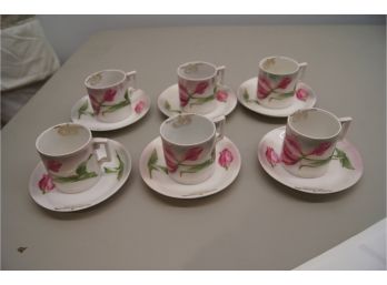 C.T. Altwasser Mini Tea Cups And Saucers Set