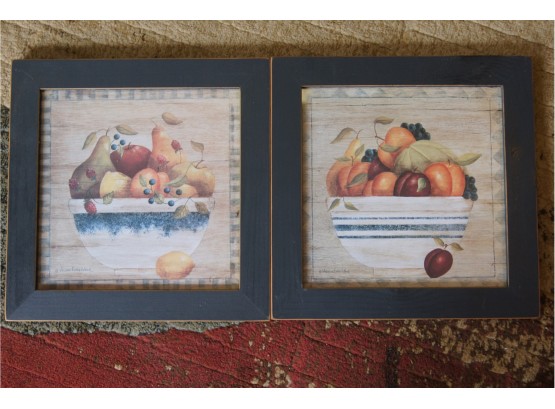 Valorie Evans Wenk Fruit Bowl Framed Prints