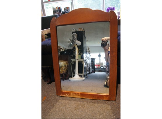 Thin Wooden Framed Mirror
