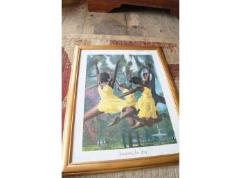 'Jumping For Joy' By G. Myrick Framed Poster Print