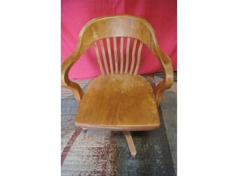 Vintage Wooden Office Chair