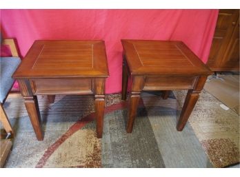 2 Square End Tables