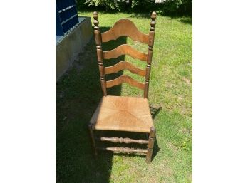 Vintage Caned Ladder Back Chair
