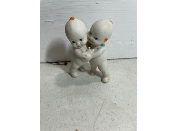 Kewpie Ceramic Twin Figurines