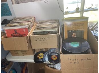 Huge Lot Of Vinyl Records