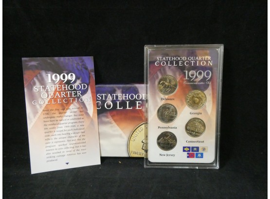 4 Denver  Statehood Quarter Collection Sets  1999 ,2000 , 2001 ,  2002