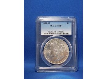 1900 New Orleans  US Silver Morgan Dollar MS64 PCGS