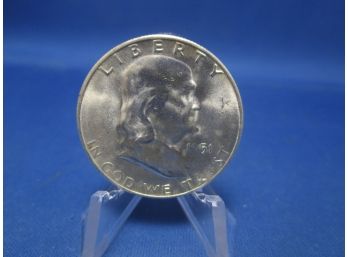 1951 San Fransisco Franklin Silver Half Dollar AU
