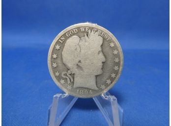 1894 Barber Silver Half Dollar