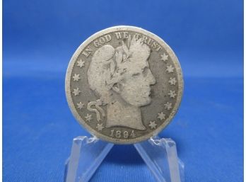 1894 O New Orleans Barber Silver Half Dollar