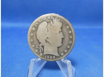 1902 O New Orleans Barber Silver Half Dollar