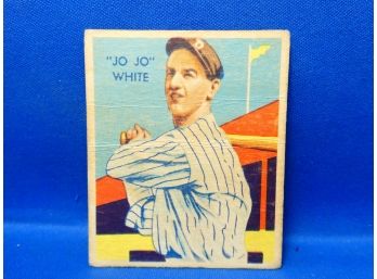 Jo Jo White Diamond Stars Vintage Baseball Card 1934
