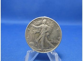 1942  US Silver Walking Liberty Half Dollar