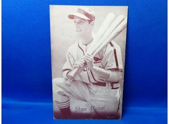 Vintage Stan Musial Baseball Card Post Card