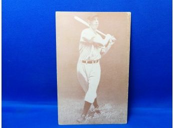 Vintage Joe Dimaggio Baseball Card Post Card