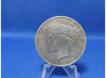 1928 S San Francisco Silver Peace Dollar