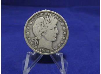 1903 O New Orleans Barber Silver Half Dollar