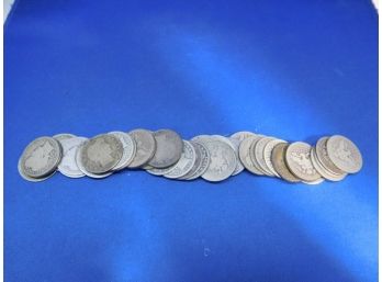 Roll Of 40 US Silver Barber Quarters