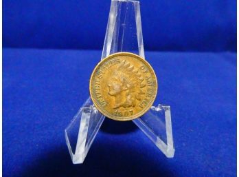 1907 Indian Head Cent About Uncirculated