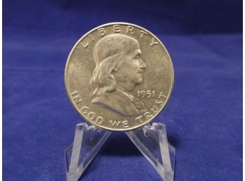 1951 Franklin Silver Half Dollar - Uncirculated