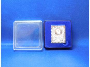 10 Kr Silver Plated Stamp Hungary 1996 -  27.7 Grams