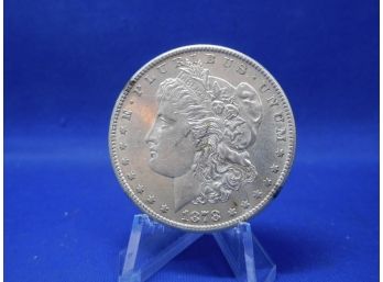 1878 S San Francisco  Feathers Morgan Silver Dollar