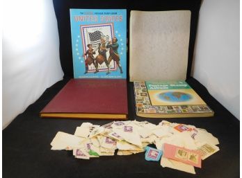 Lot Of 4 Stamp Albums