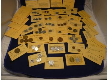 Large Lot Of Misc Foreign Coins Sold By Littleton In The 1960s/1970s