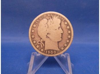 1900 O New Orleans Barber Silver Half Dollar