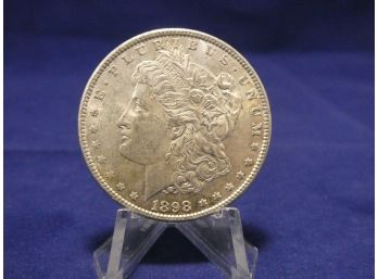 1898 Morgan Silver Dollar - Almost Uncirculated