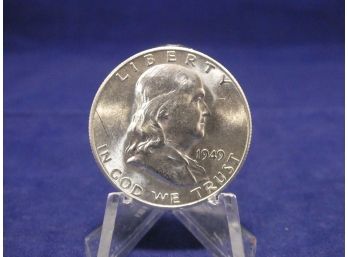 1949 S San Francisco Franklin Silver Half Dollar - Uncirculated