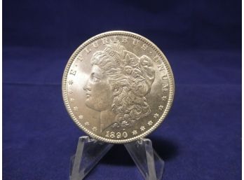 1890 Morgan Silver Dollar  -  Uncirculated