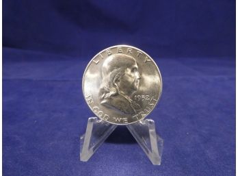 1952 S San Francisco Franklin Silver Half Dollar - Uncirculated