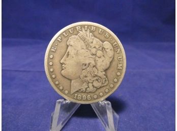 1896 S San Francisco Morgan Silver Dollar  -  Fine