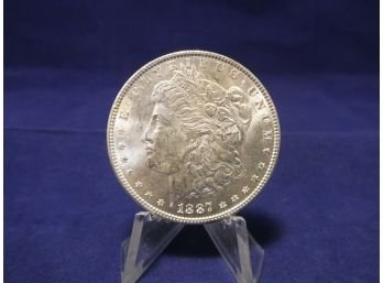1887 Morgan Silver Dollar  -  Uncirculated
