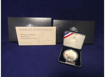 1995 Special Olympics Proof Silver Dollar Commemorative Coin