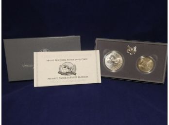 1991 Mount Rushmore Silver Dollar Commemorative Coin Set