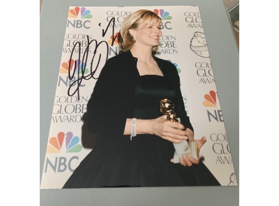 Signed 8 X 10 Glossy Photo Kim Basinger COA - From 9 1/2 Weeks, L.a. Confidential, And 8 Mile
