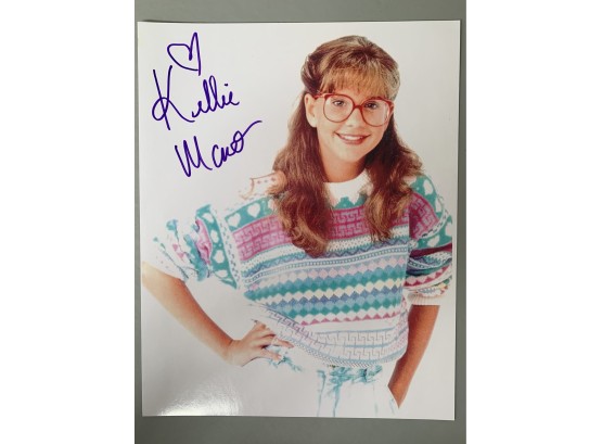 Signed 8 X 10 Glossy Photo Kellie Martin With COA - From Life Goes On, Er, And Hailey Dean Mysteries