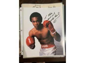 Professional Boxer Sugar Ray Leonard 5 Time Champion
