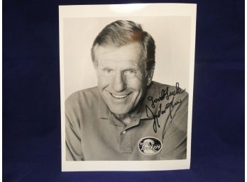 Signed 8 X 10 Glossy Photo Jerry Van Dyke - From The TV Show Coach