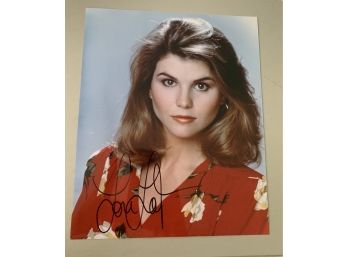 Signed 8 X 10 Glossy Photo Of Lori Loughlin - Full House And 90210