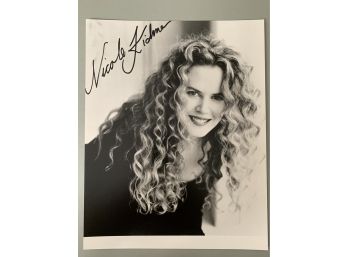 Signed 8 X 10 Glossy Photo Nicole Kidman - From Big Little Lies, Moulin Rouge And The Paper Boy