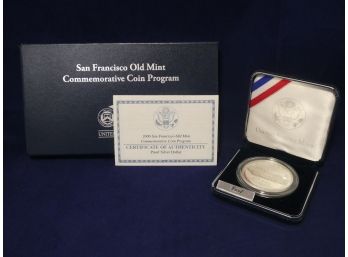 2006 San Francisco Old Mint Commemorative Proof Silver Dollar