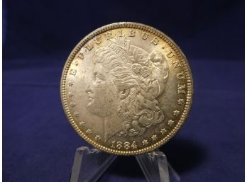 1884 Morgan Silver Dollar Uncriculated