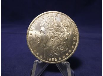 1884 O New Orleans Morgan Silver Dollar Uncriculated