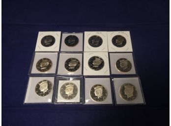 2004 To 2015 Proof Kennedy Half Dollars 12 Coins