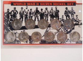 11 World War 2 Silver Nickels