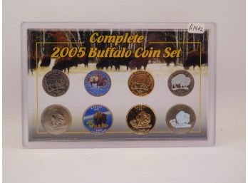 Lot Of  8 2005 US Buffalo Nickels Coin Set