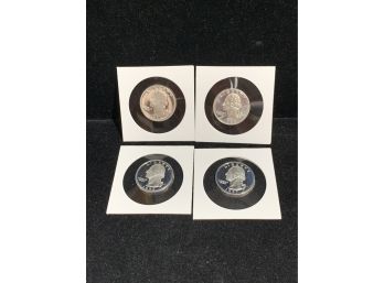 1993 1995 1996 1997 Proof Silver Quarters